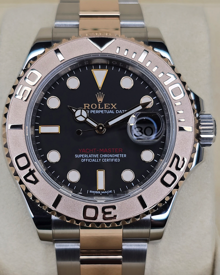 2018 Rolex Yacht-Master 40MM Black Dial Two-Tone Oyster Bracelet (116621)