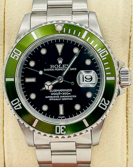 1999 Rolex Submariner Date 40MM Black Dial Oyster Bracelet (16610)
