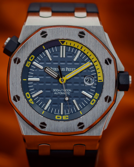 2017 Audemars Piguet Royal Oak Offshore Diver 42MM Blue Dial Rubber Strap (15710ST.OO.A027CA.01)