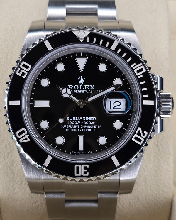 2020 Rolex Submariner Date 40MM Black Dial Oyster Bracelet (116610LN)