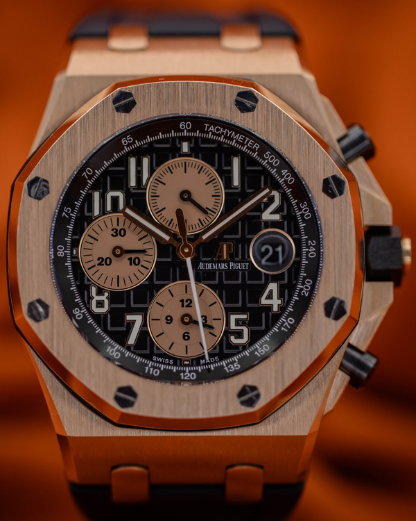 2019 Audemars Piguet Royal Oak Offshore Chronograph 42MM Black Dial Rubber Strap (26470OR.OO.A002CR.02)