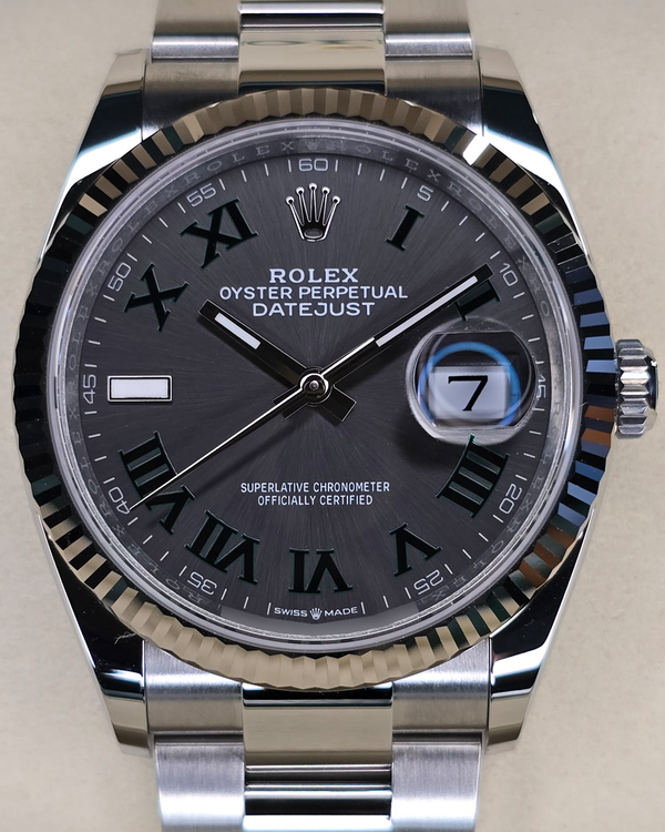 2025 Rolex Datejust "Wimbledon" 36MM Slate Dial Oyster Bracelet (126234)