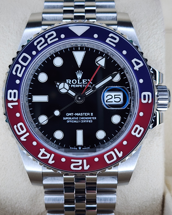 2020 Rolex GMT-Master II "Pepsi" 40MM Black Dial Jubilee Bracelet (126710BLRO)
