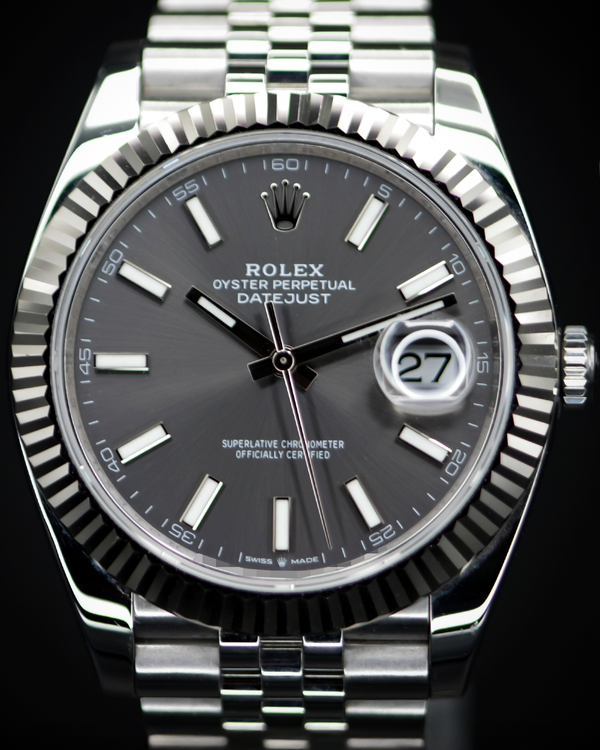 2022 Rolex Datejust 41MM Slate Dial Jubilee Bracelet (126334)