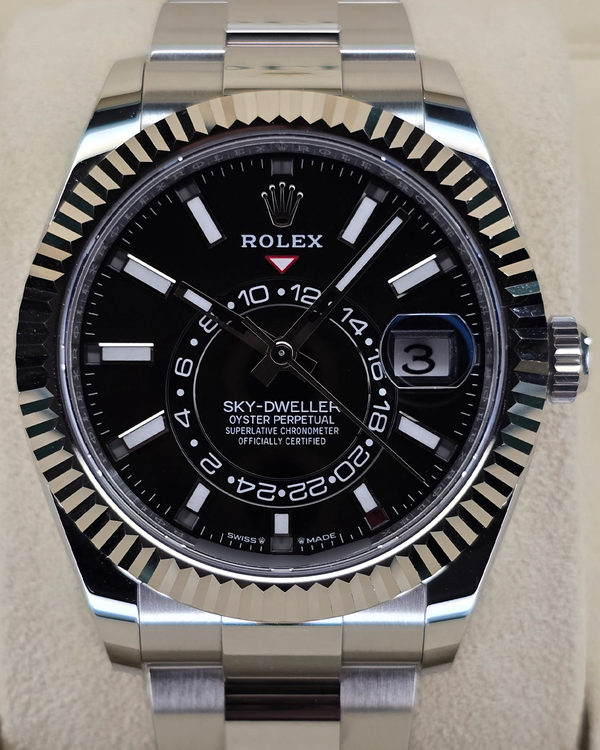 2025 Rolex Sky-Dweller 42MM Black Dial Oyster Bracelet (336934)