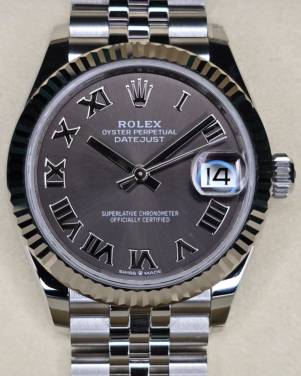 2025 Rolex Datejust 31MM Slate Dial Super Jubilee Bracelet (278274)