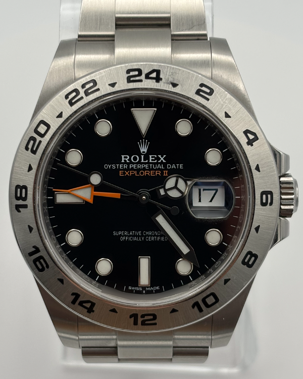 2018 Rolex Explorer II 42MM Black Dial Oyster Bracelet (216570)
