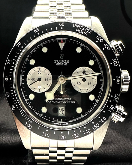 2025 Tudor Black Bay Chrono 41MM Black Dial Steel Bracelet (79360N)