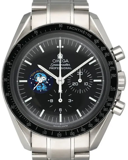 Omega Speedmaster Professional Moonwatch "Snoopy" 42MM Black Dial Steel Bracelet (3578.51.00)