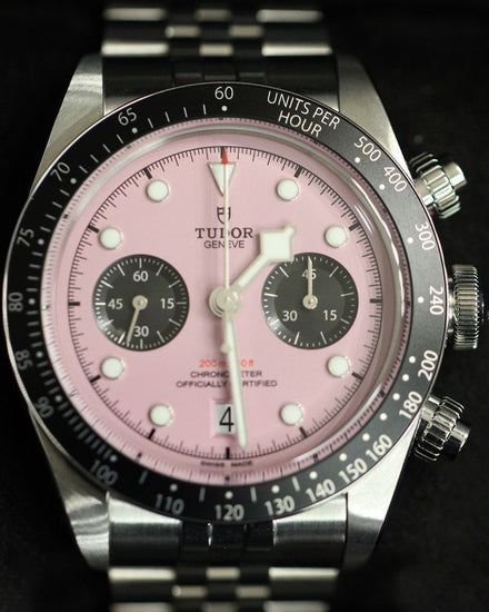 2024 Tudor Black Bay Chrono "Flamingo" 41MM Pink Dial Steel Bracelet (79360N)