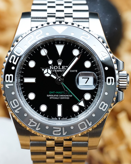 2025 Rolex GMT-Master II "Bruce Wayne" 40MM Black Dial Jubilee Bracelet (126710GRNR)