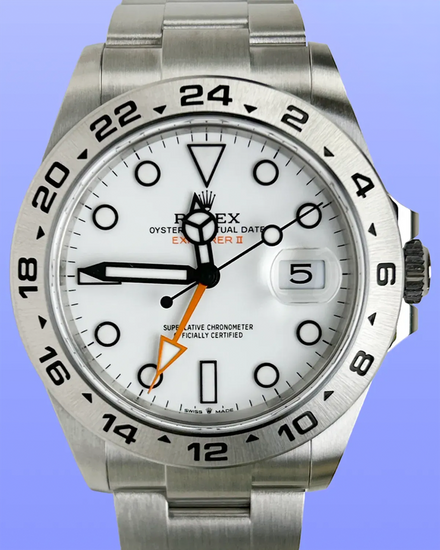 2025 Rolex Explorer II "Polar" 42MM White Dial Oyster Bracelet (226570)