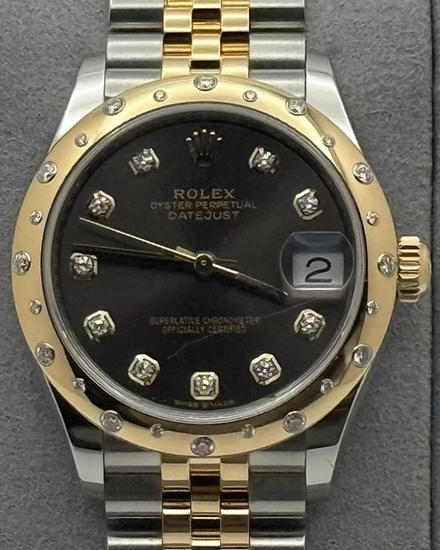 2022 Rolex Datejust 31MM Slate Dial Two-Tone Jubilee Bracelet (278343RBR)