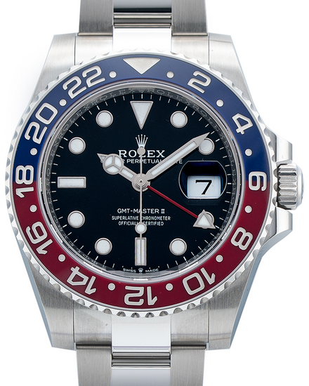2025 Rolex GMT-Master II "Pepsi" 40MM Black Dial Oyster Bracelet (126710BLRO)