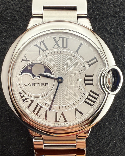 2023 Cartier Ballon Bleu 37MM Silver Dial Steel Bracelet (WSBB0050)