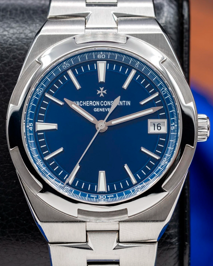 2018 Vacheron Constantin Overseas 41MM Blue Dial Steel Bracelet (4500V/110A-B128)