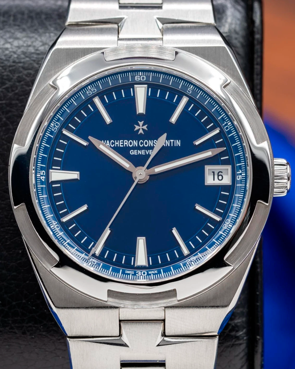 2018 Vacheron Constantin Overseas 41MM Blue Dial Steel Bracelet (4500V/110A-B128)