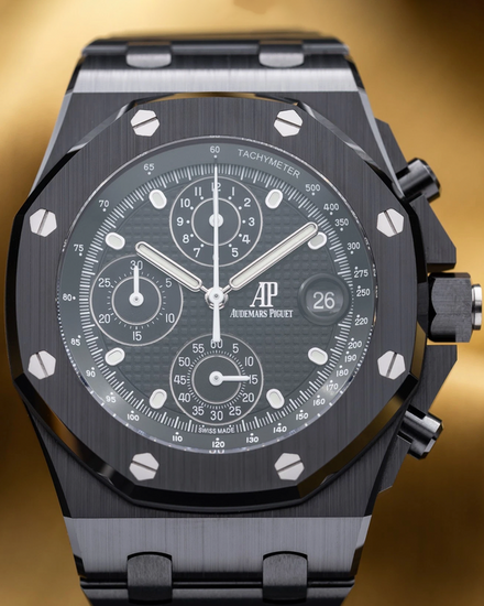 2024 Audemars Piguet Royal Oak Offshore Chronograph 42MM Black Dial Ceramic Bracelet (26238CE.OO.1300CE.01)