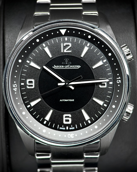 2021 Jaeger-LeCoultre Polaris 41MM Black Dial Steel Bracelet (Q9008170)