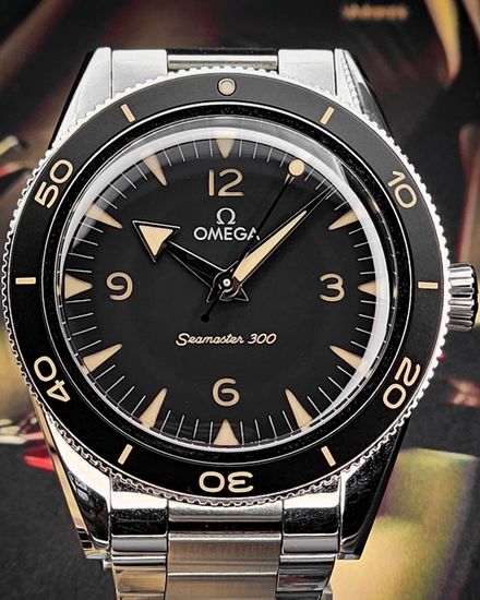 2022 Omega Seamaster 300 41MM Black Dial Steel Bracelet (234.30.41.21.01.001)