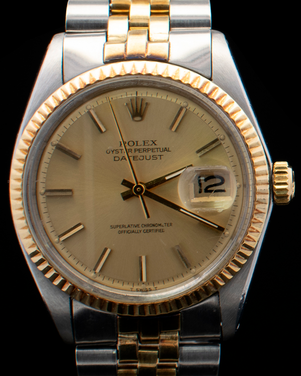Rolex Datejust 36MM Champagne Dial Two-Tone Jubilee Bracelet (1601)