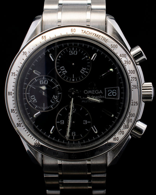 Omega Speedmaster Date 39MM Black Dial Steel Bracelet (3513.50.00)