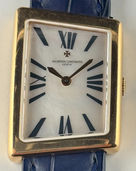 Vacheron Constantin 1972 23.4MM Quartz Mother of Pearl Dial Leather Strap (25021)