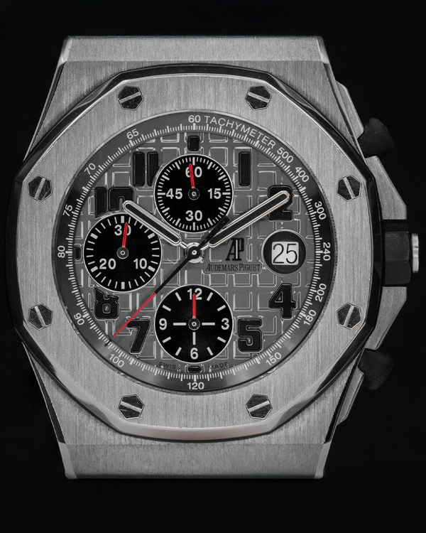2014 Audemars Piguet Royal Oak Offshore "Ghost" Chronograph 42MM Grey Dial Rubber Strap (26170TI.OO.1000TI.01)