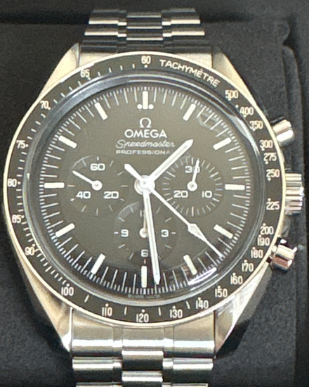 2025 Omega Speedmaster Professional Moonwatch 42MM Black Dial Steel Bracelet (310.30.42.50.01.001)