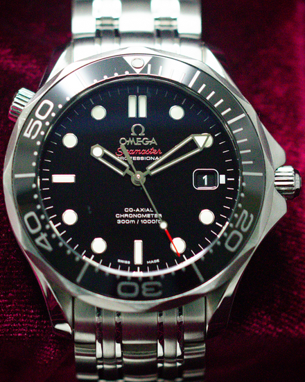 2016 Omega Seamaster Diver 300M 41MM Black Dial Steel Bracelet (212.30.41.20.01.003)