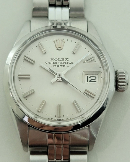 Rolex Oyster Perpetual 26MM Silver Dial Jubilee Bracelet (6516)