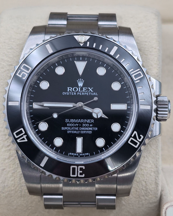 2017 Rolex Submariner No-Date 40MM Black Dial Oyster Bracelet (114060)