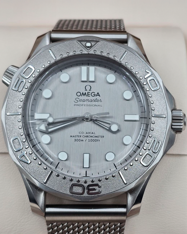 2025 Omega Seamaster Diver 300M 42MM Grey Dial Steel Bracelet (210.30.42.20.06.002)