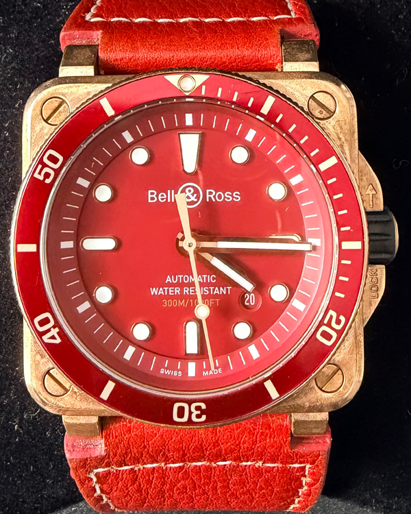 (OSCAR) Bell & Ross BR 03-92 Diver (BR0392-D-R-BR/SCA)