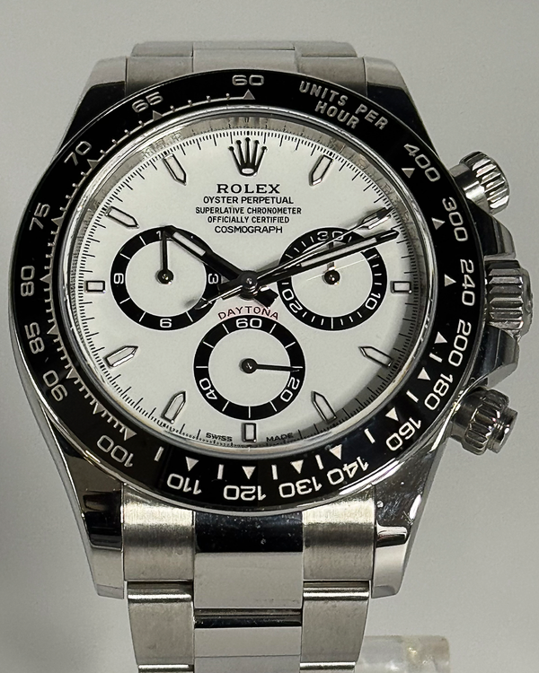 2024 Rolex Cosmograph Daytona "Panda" 40MM White Dial Oyster Bracelet (126500LN)
