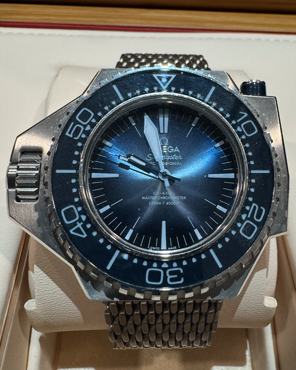 2024 Omega Seamaster Ploprof 1200M "Summer Blue" 55MM Blue Dial Steel Bracelet (227.32.55.21.03.001)