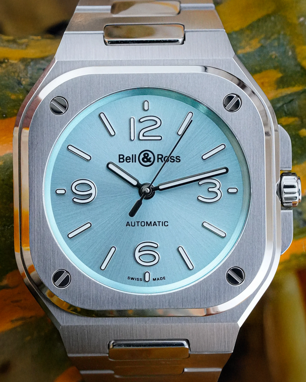2025 Bell & Ross BR 05 36MM Ice Blue Dial Steel Bracelet (BR05A-S-BU-ST/SST)