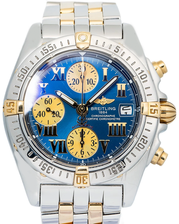Breitling Cockpit Chrono 39MM Black Dial Two-Tone Bracelet (B13358)