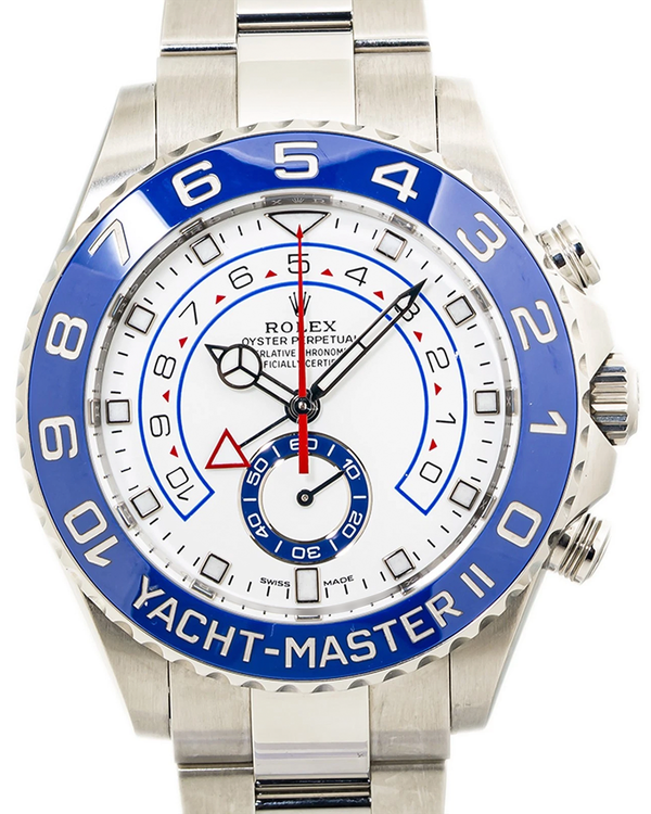 2022 Rolex Yacht-Master II 44MM White Dial Oyster Bracelet (116680)