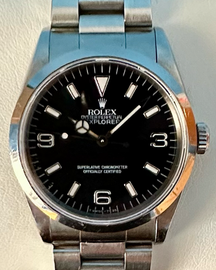 Rolex Explorer 36MM Black Dial Oyster Bracelet (14270)