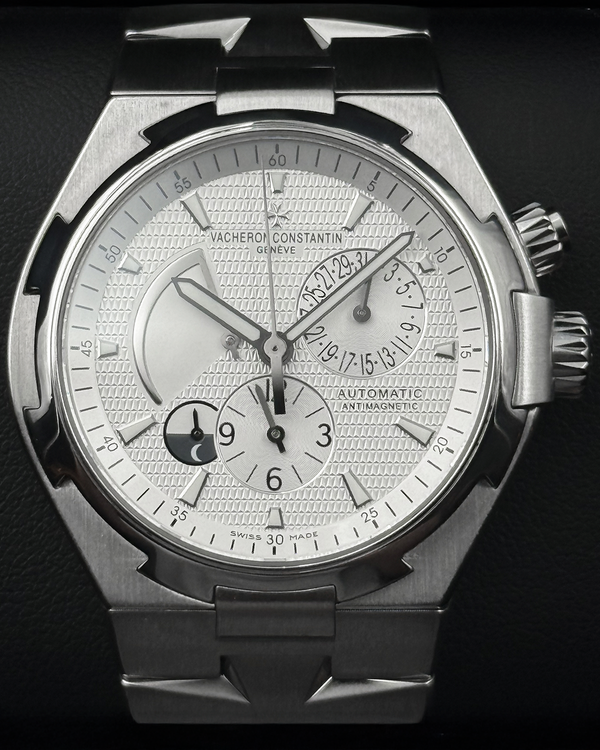 2016 Vacheron Constantin Overseas Dual Time 42MM White Dial Steel Bracelet (47450/B01A-9226)