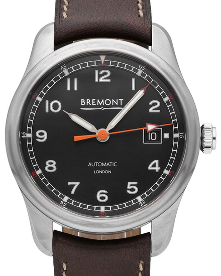 Bremont Airco Mach 1 40MM Black Dial Leather Strap (AIRCO-M1-BK-R-S)