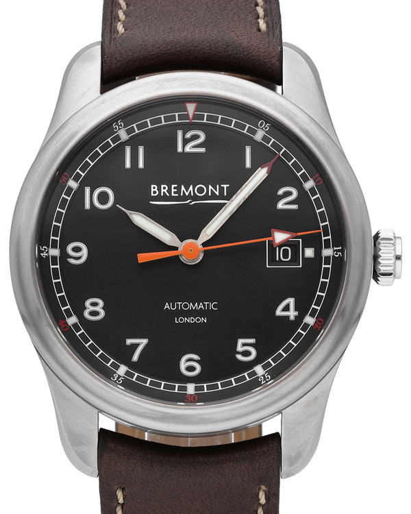 Bremont Airco Mach 1 40MM Black Dial Leather Strap (AIRCO-M1-BK-R-S)