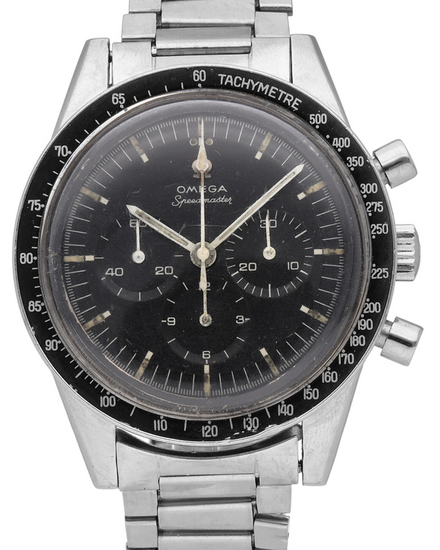 Omega Speedmaster Professional Moonwatch "Ed White" 39MM Black Dial Steel Bracelet (105.003)