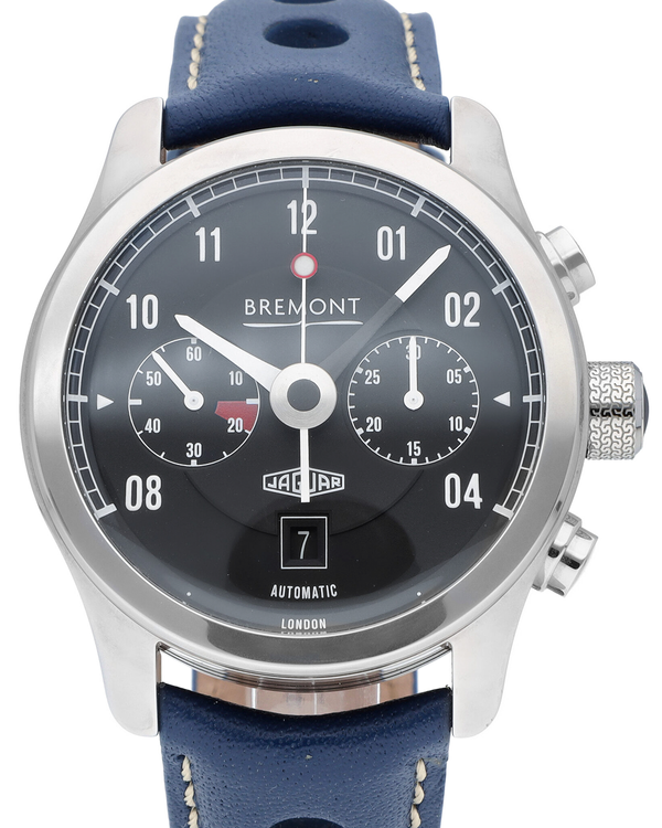 Bremont Jaguar MKII 43MM Black Dial Leather Strap (J-MKII-BK-R-S)