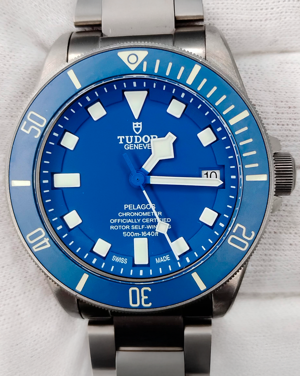 2016 Tudor Pelagos 42MM Blue Dial Titanium Bracelet (25600TB)