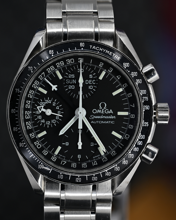No Reserve - Omega Speedmaster 39MM Black Dial Steel Bracelet (3520.50.00)
