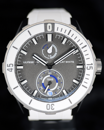 Ulysse Nardin Marine Diver Chronometer 44MM Grey Dial Rubber Strap (1183-170LE-3/90-GW)