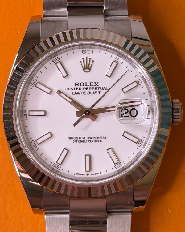 2025 Rolex Datejust 41MM Silver Dial Oyster Bracelet (126334)