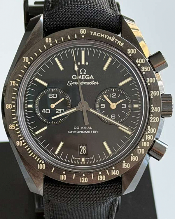 2022 Omega Speedmaster Dark Side of the Moon "Pitch Black" 44.25MM Black Dial Textile Strap (311.92.44.51.01.004)